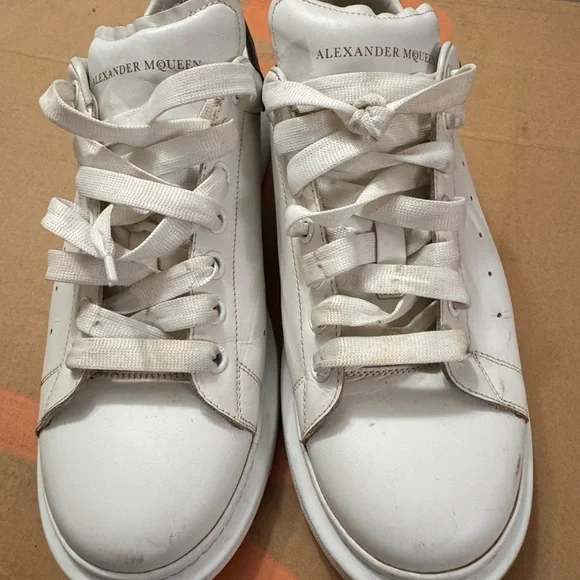 Alexander McQueen | Shoes | Alexander Mcqueen Cream Hightop  display picture 3
